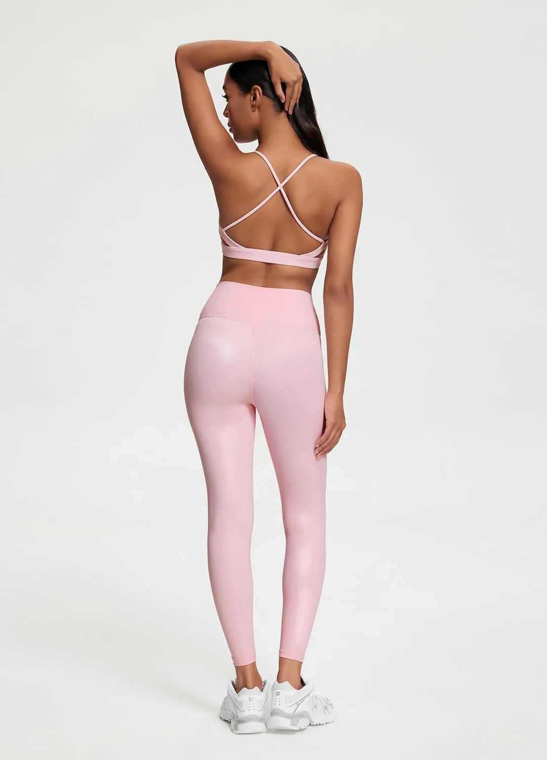 Premium Faux Leather 7/8-Length Leggings