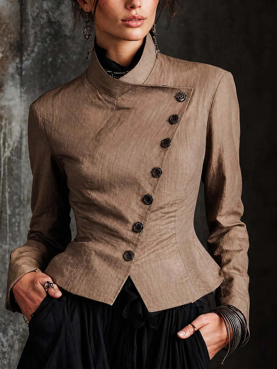 Elegant Blazer in linen, Unbeatable Price