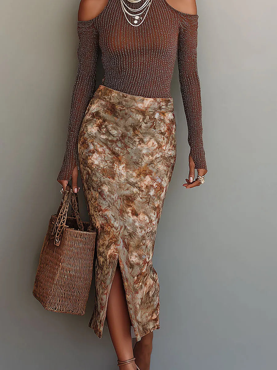 Retro Skirt in premium, Designer Aesthetic
