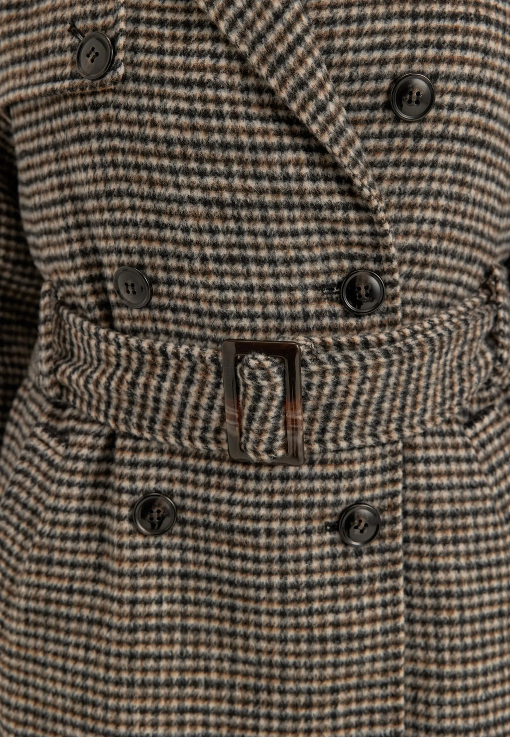 Wool Blend Trench Coat