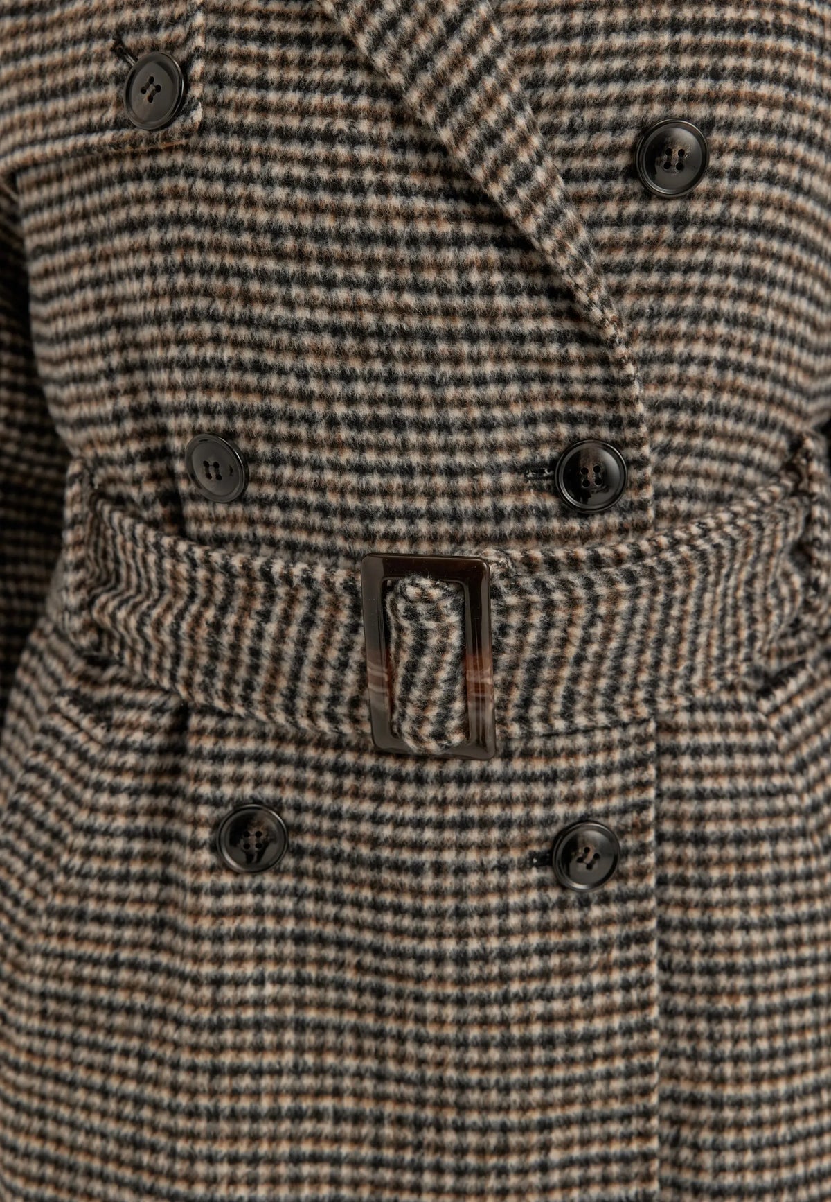 Wool Blend Trench Coat