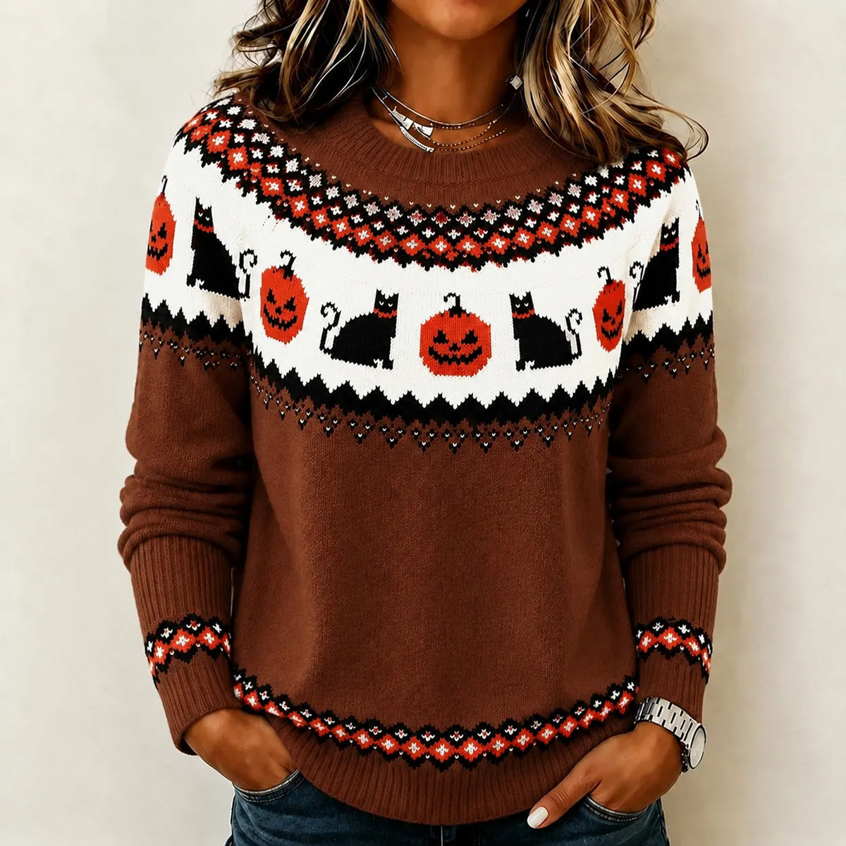 Spooky-Cute Sweater – Halloween Favorite