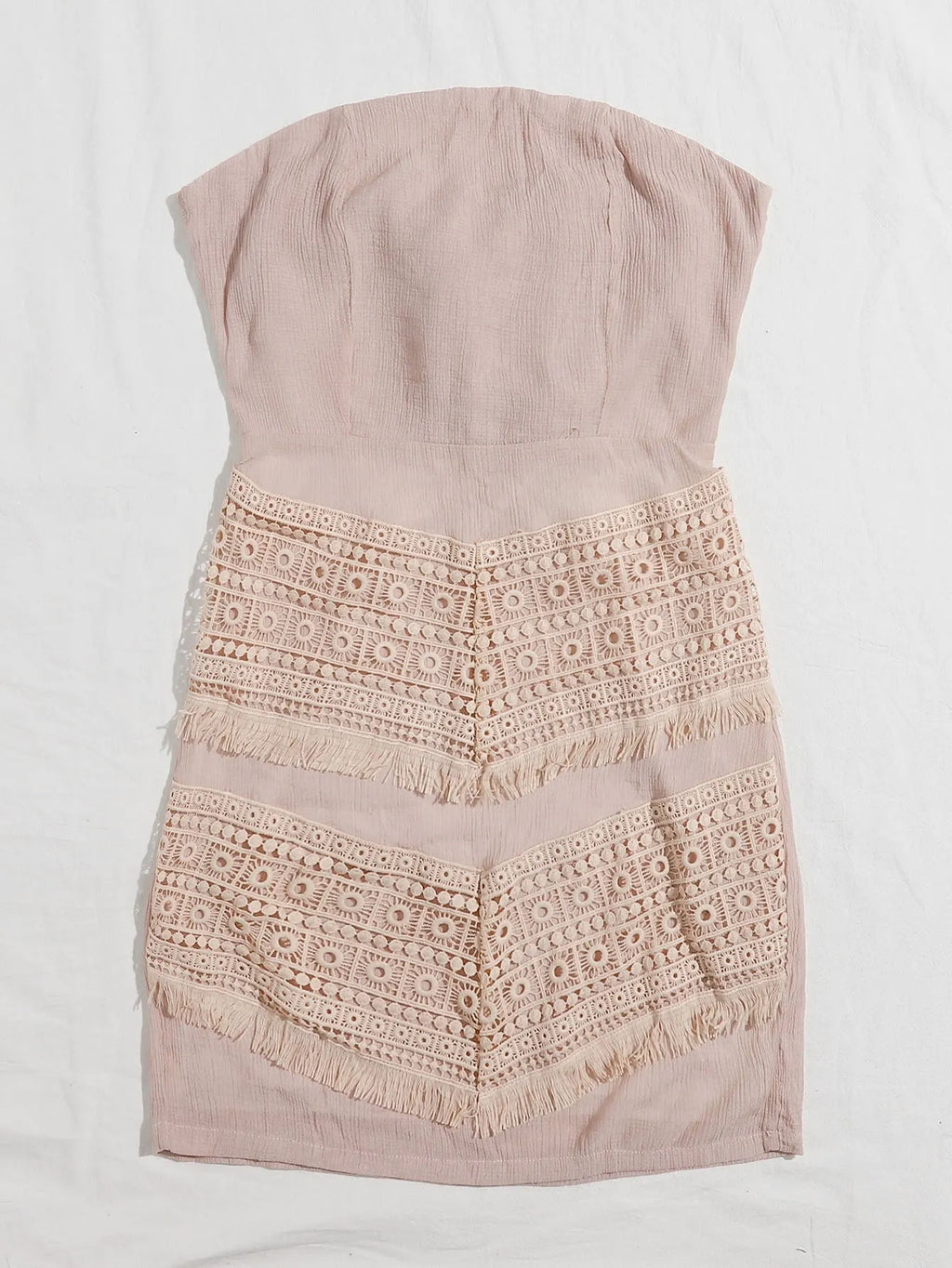 KittenAlarm - Off Shoulder Tie Back Schiffy Dress
