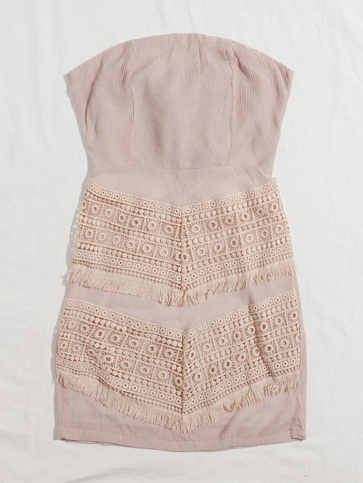 KittenAlarm - Off Shoulder Tie Back Schiffy Dress