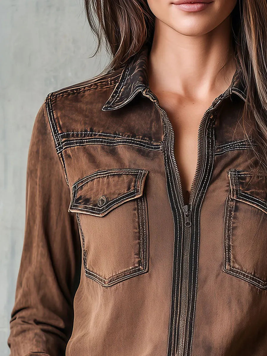 Vintage Jacket in soft, Unbeatable Price