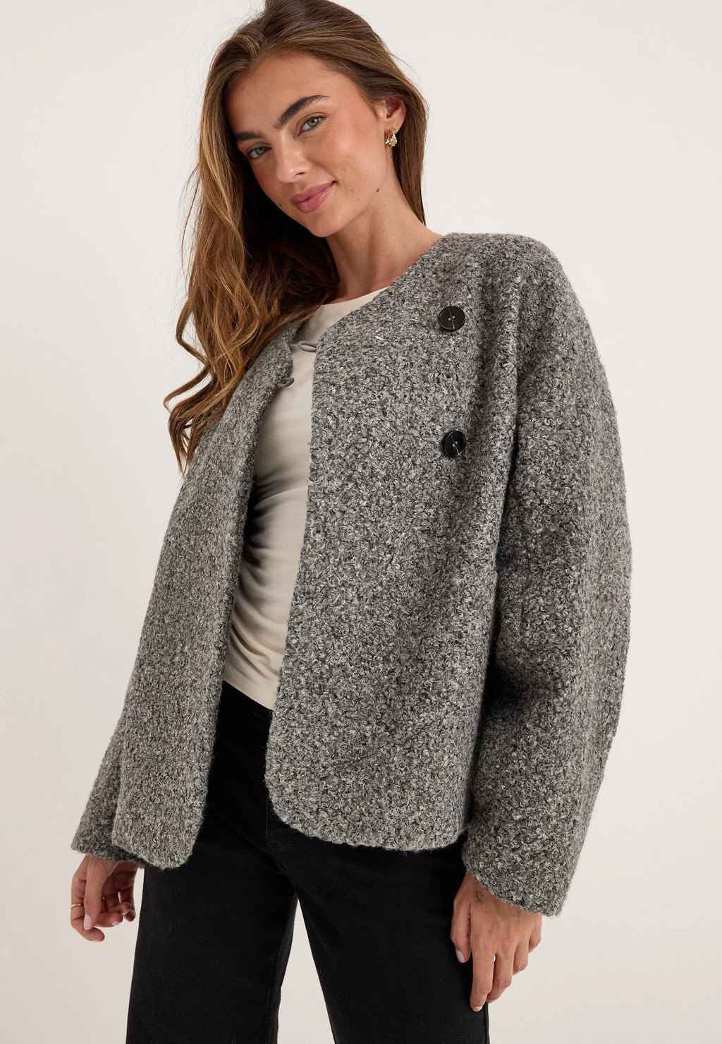 Bouclé Short Jacket