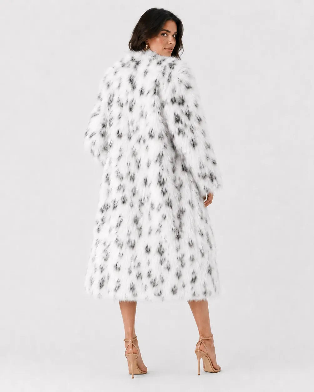 STELLA SPOTTED FUR COAT