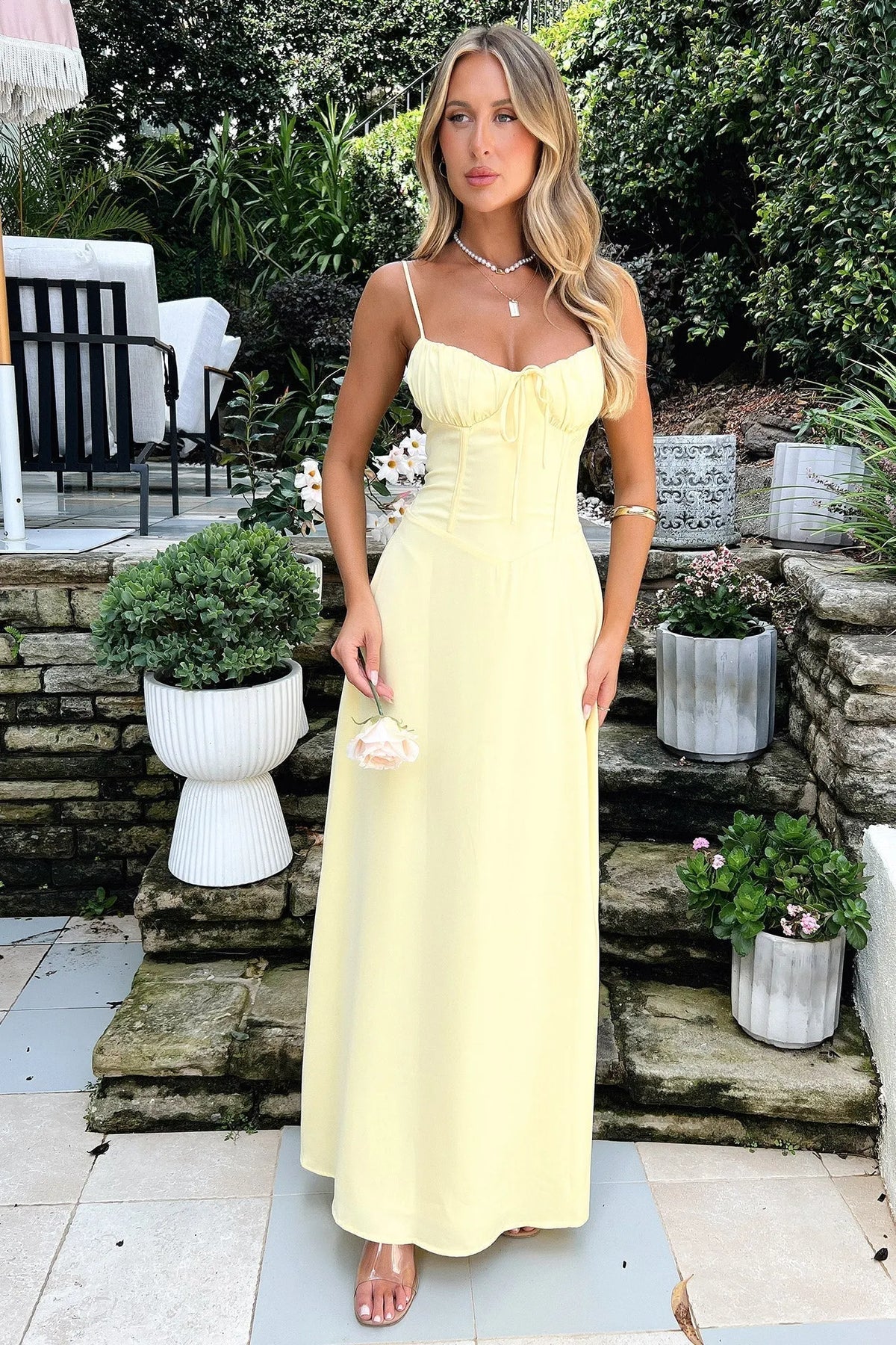 Magdalena Maxi Dress Yellow