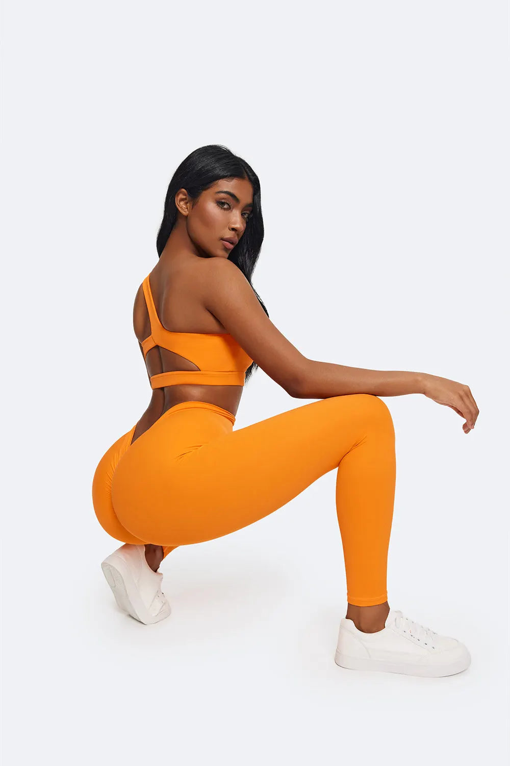 Flattering Ruched High-Waisted Leggings for a Sculpted Silhouette