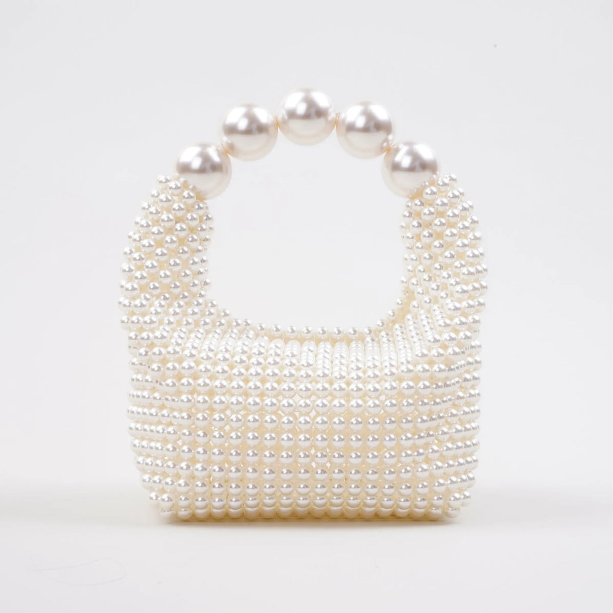 Pearl Embellished Mini Statement Bag
