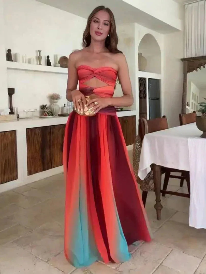 Sunset Haze Maxi Dress