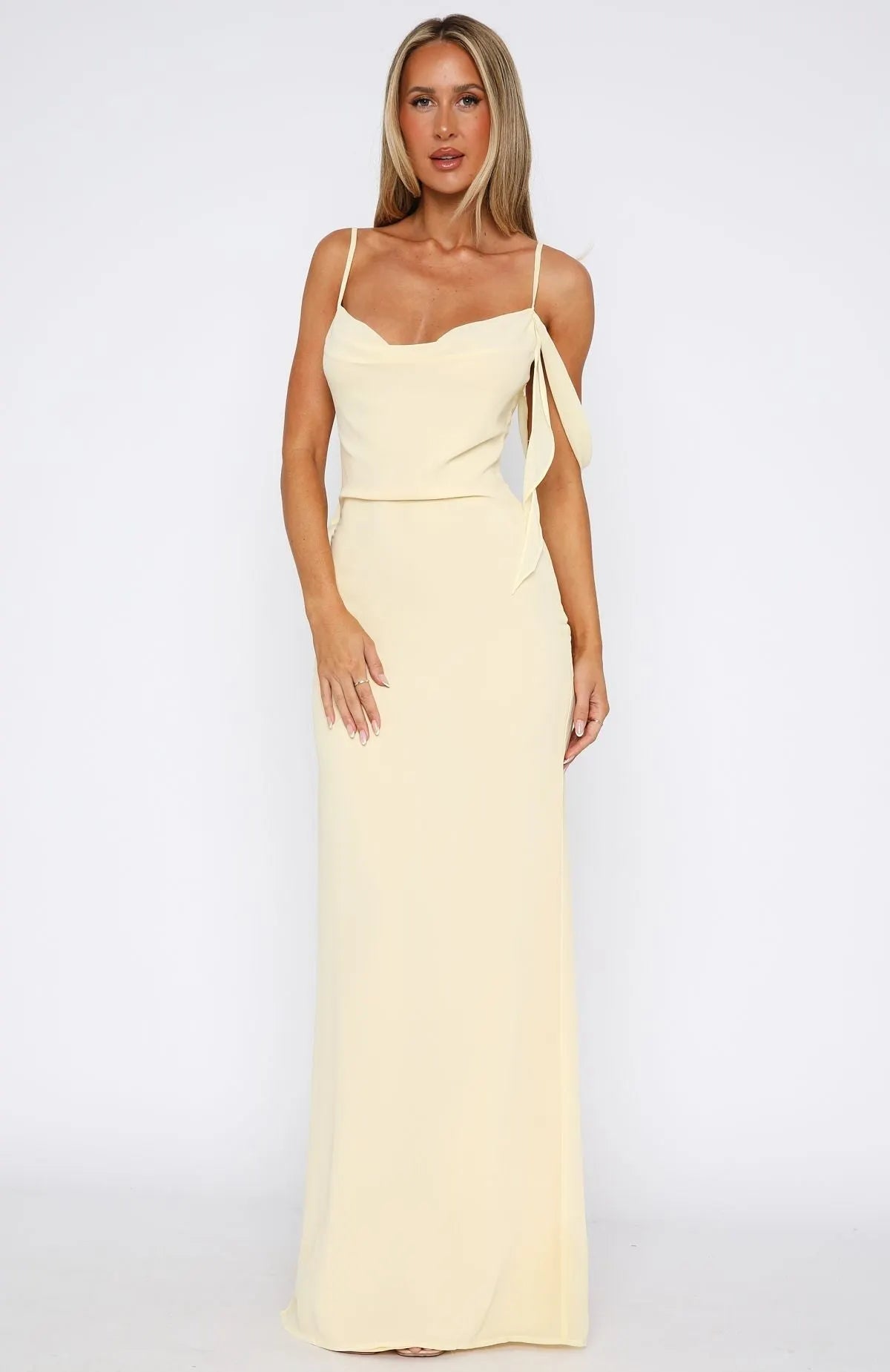 Lemon Blossom Maxi Dress