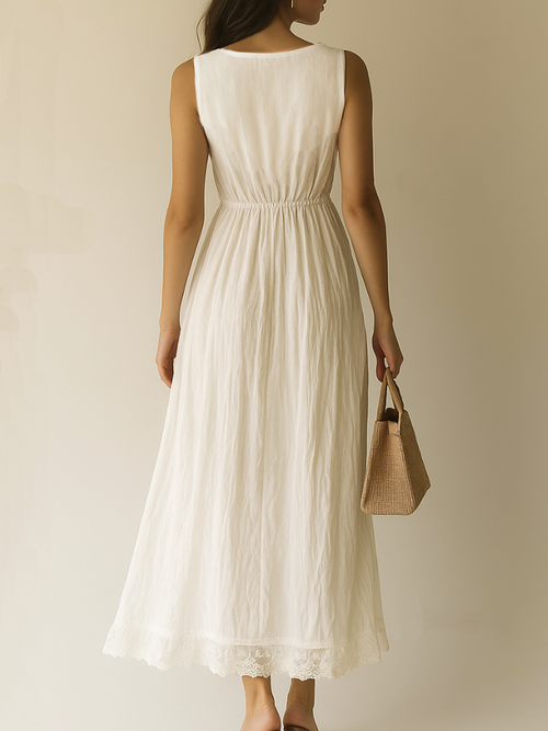 Bohemian Maxi Dress in chiffon, Premium Look