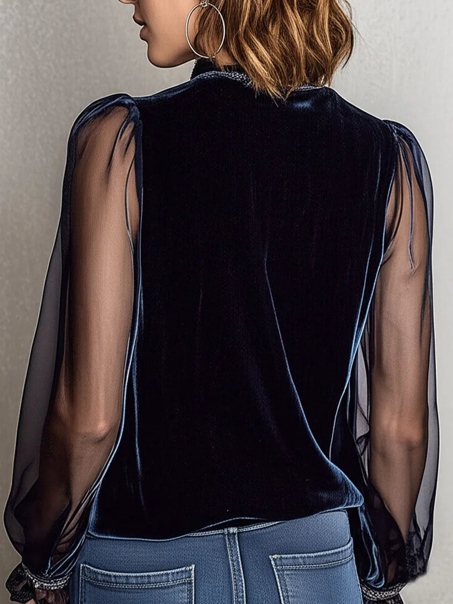 Blouse That Flatters – Chic & velvet