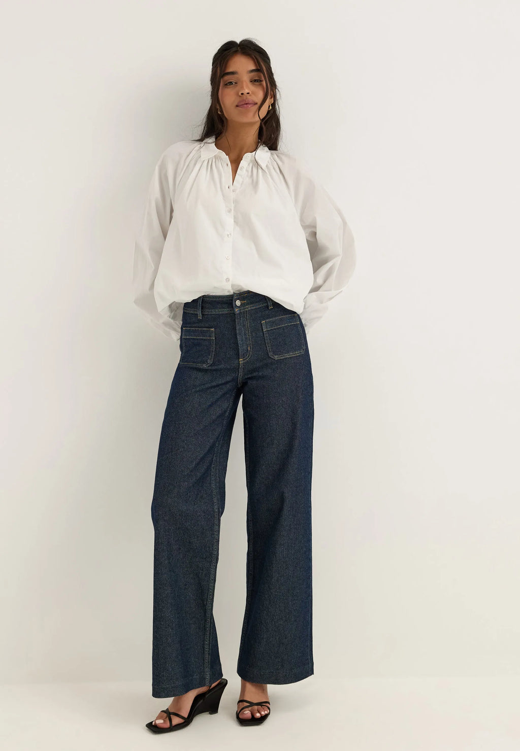 Balloon Cotton Shirt