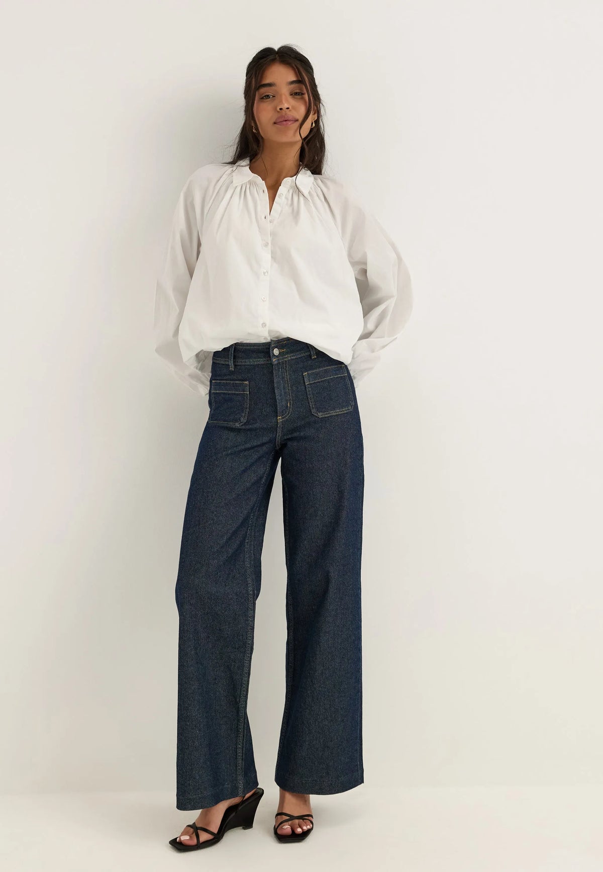 Balloon Cotton Shirt