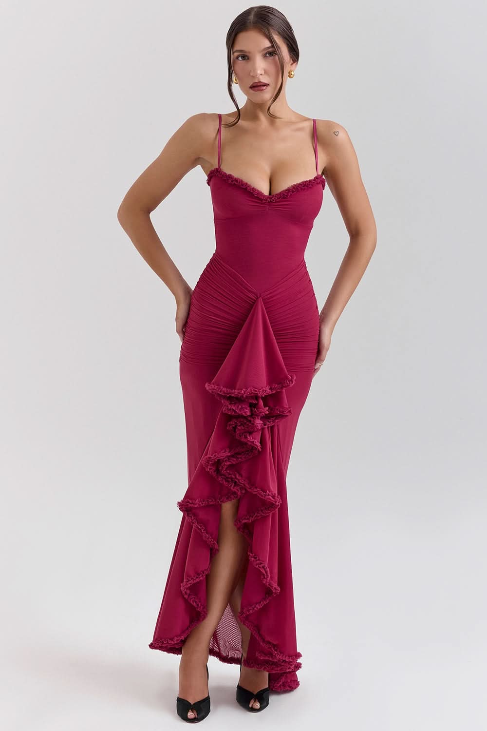 Gabbi Ruffled Maxi Dress