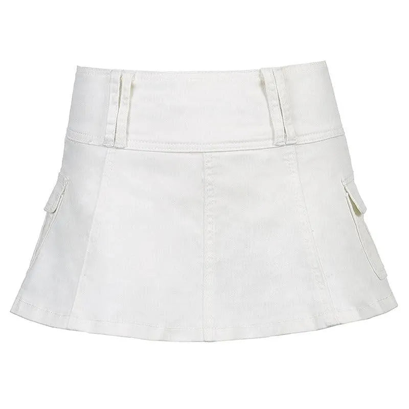 KittenAlarm - Maeve Solid Mini Skirt