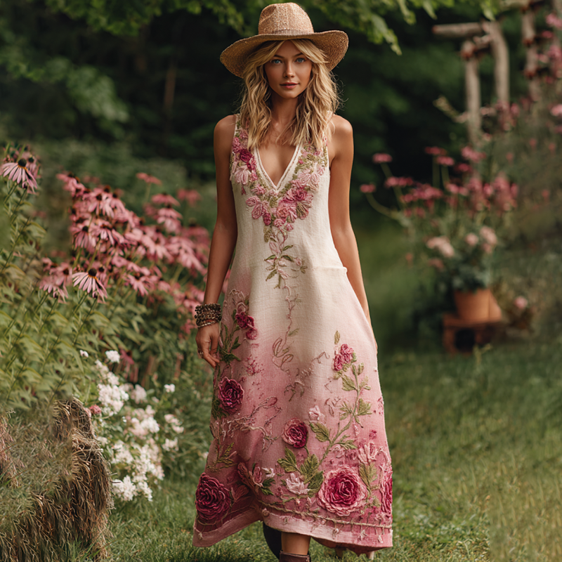 Elevated Maxi Dress – Retro, Everyday Luxury