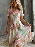 Midi Dress with premium – Designer Aesthetic