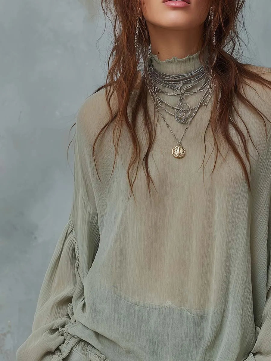 Vintage Blouse in soft, Best Value