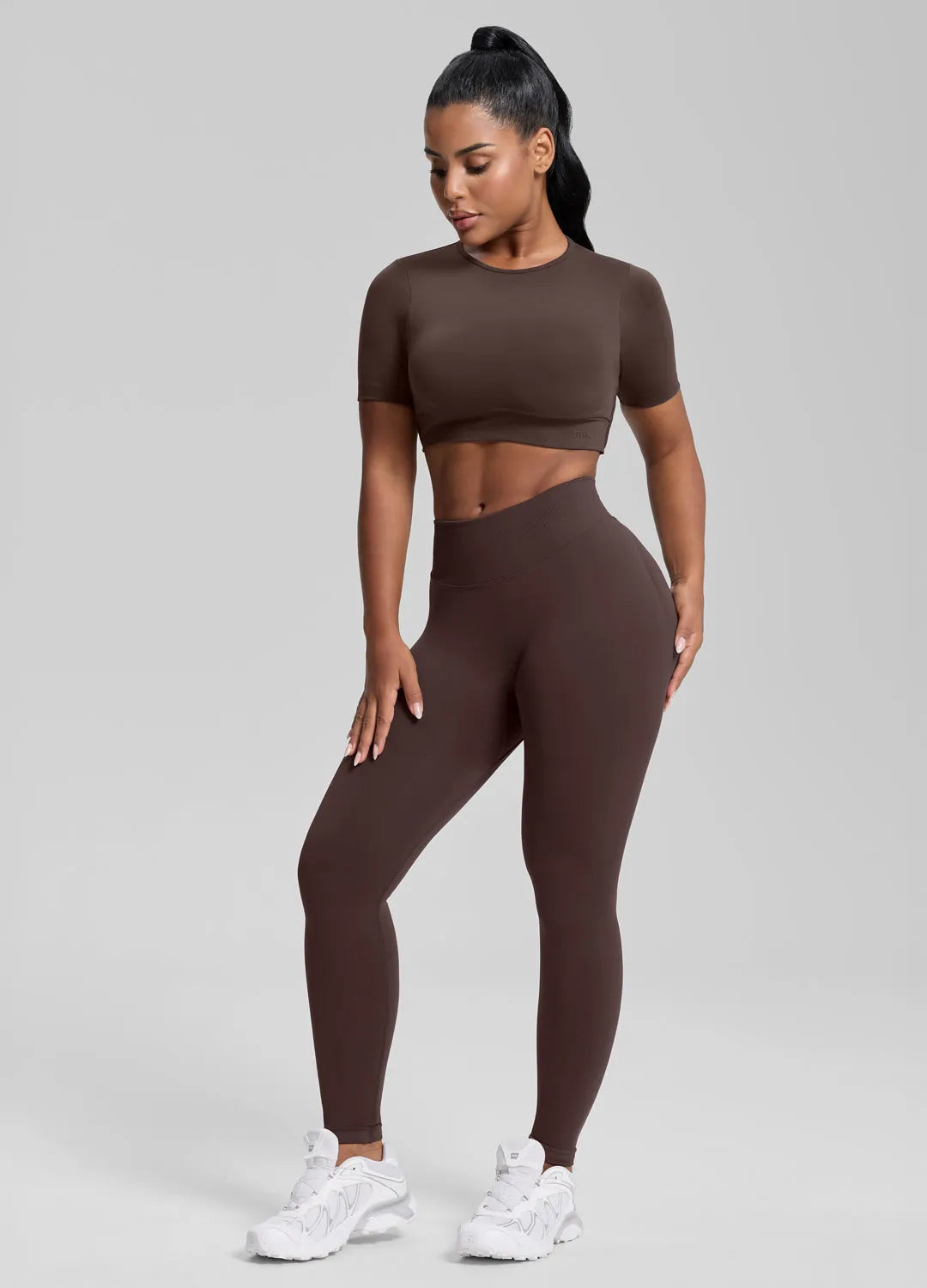 Sculpt High-Waisted Butt-Lift Leggings with Tummy Control for Body Shaping & Training