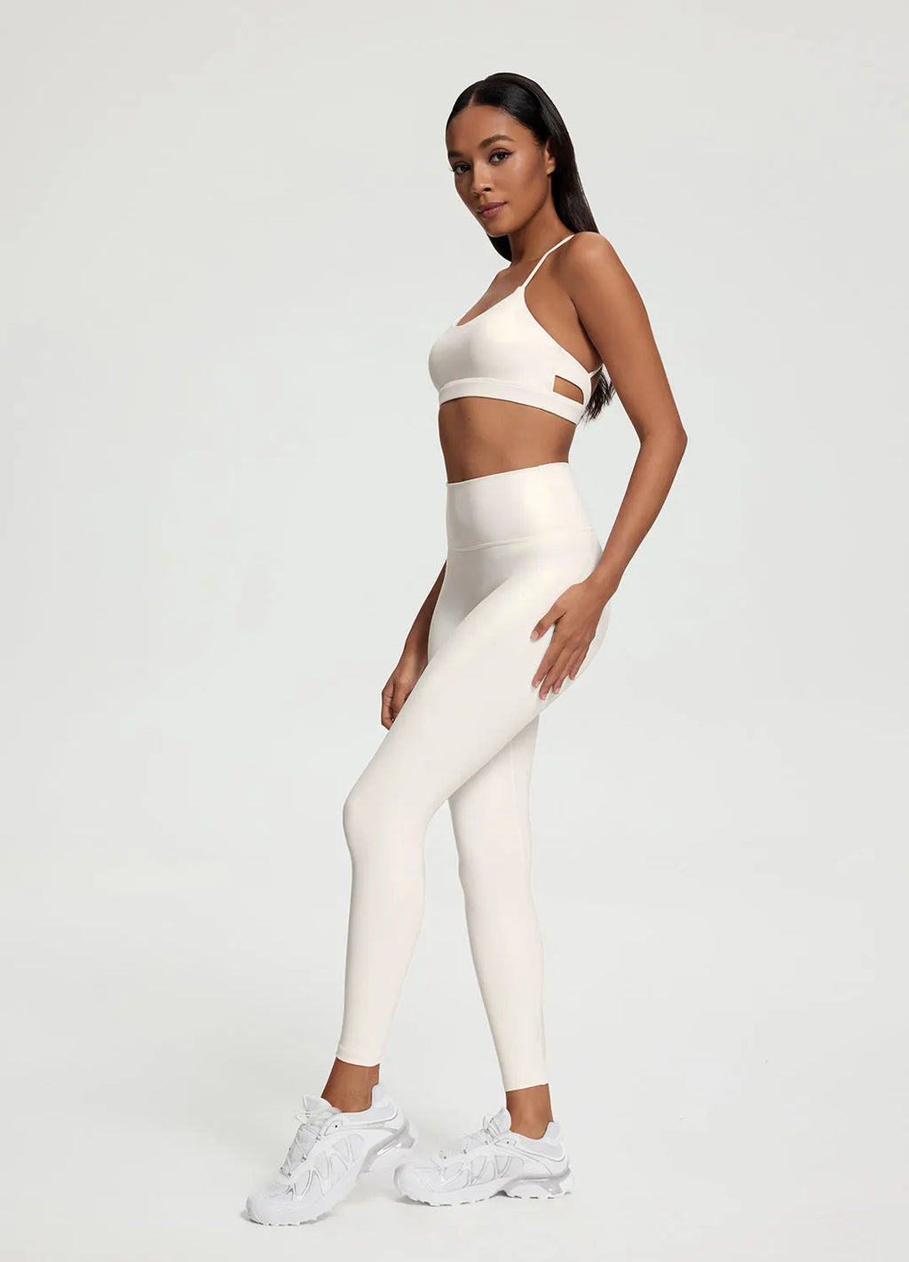 Premium Faux Leather 7/8-Length Leggings