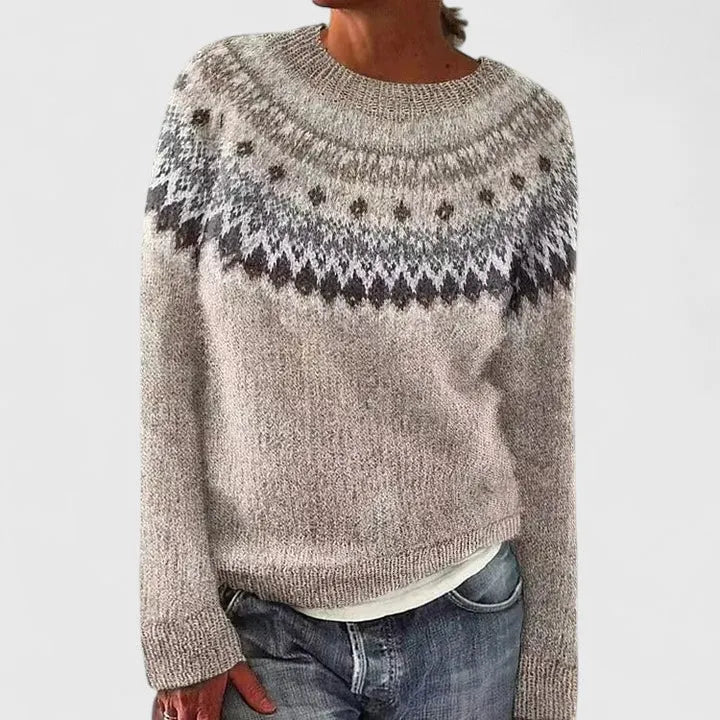 ELISE – NORDIC KNIT SWEATER