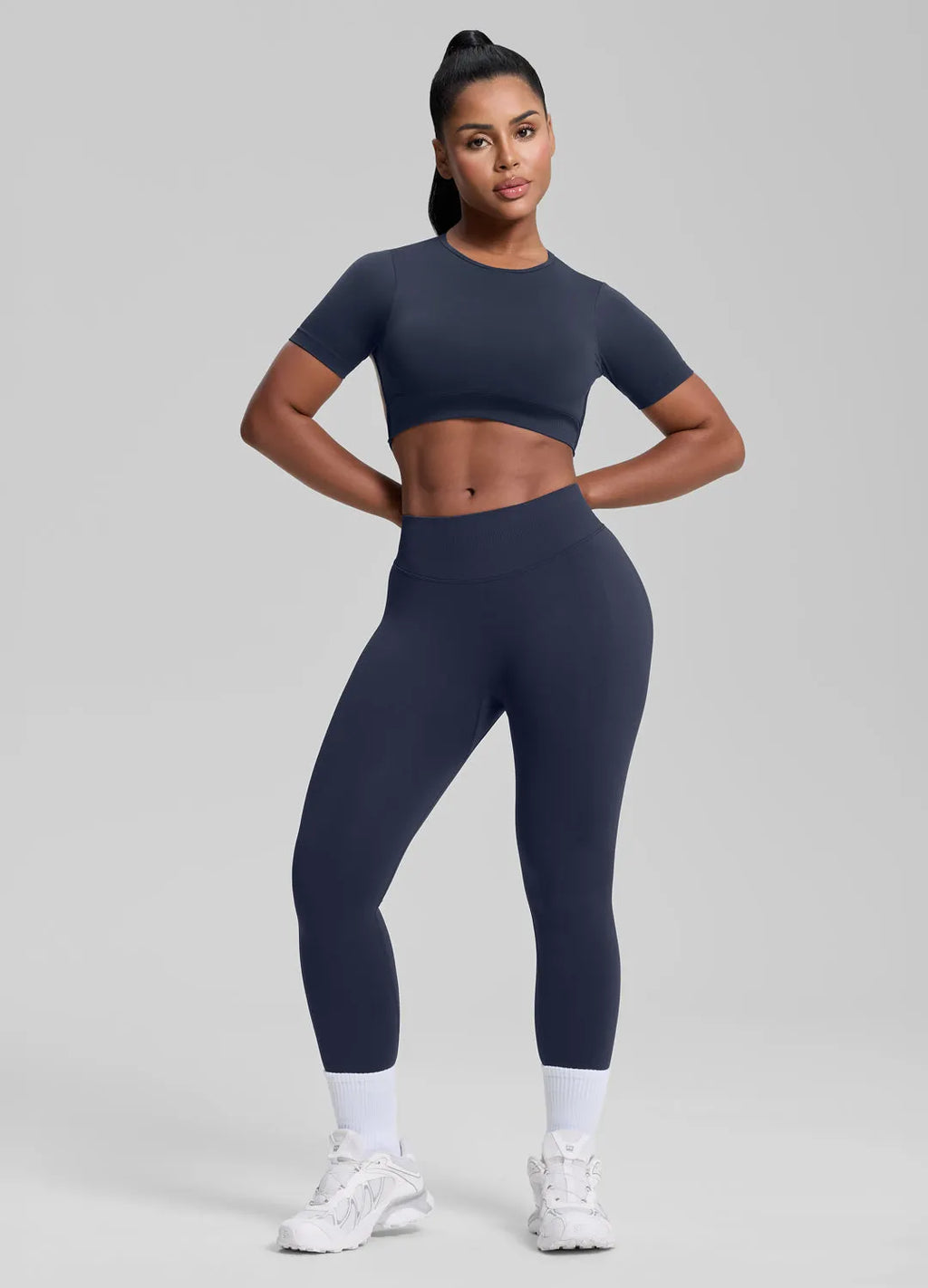 Sculpt High-Waisted Butt-Lifting Leggings with Tummy Control & Shaping for Training