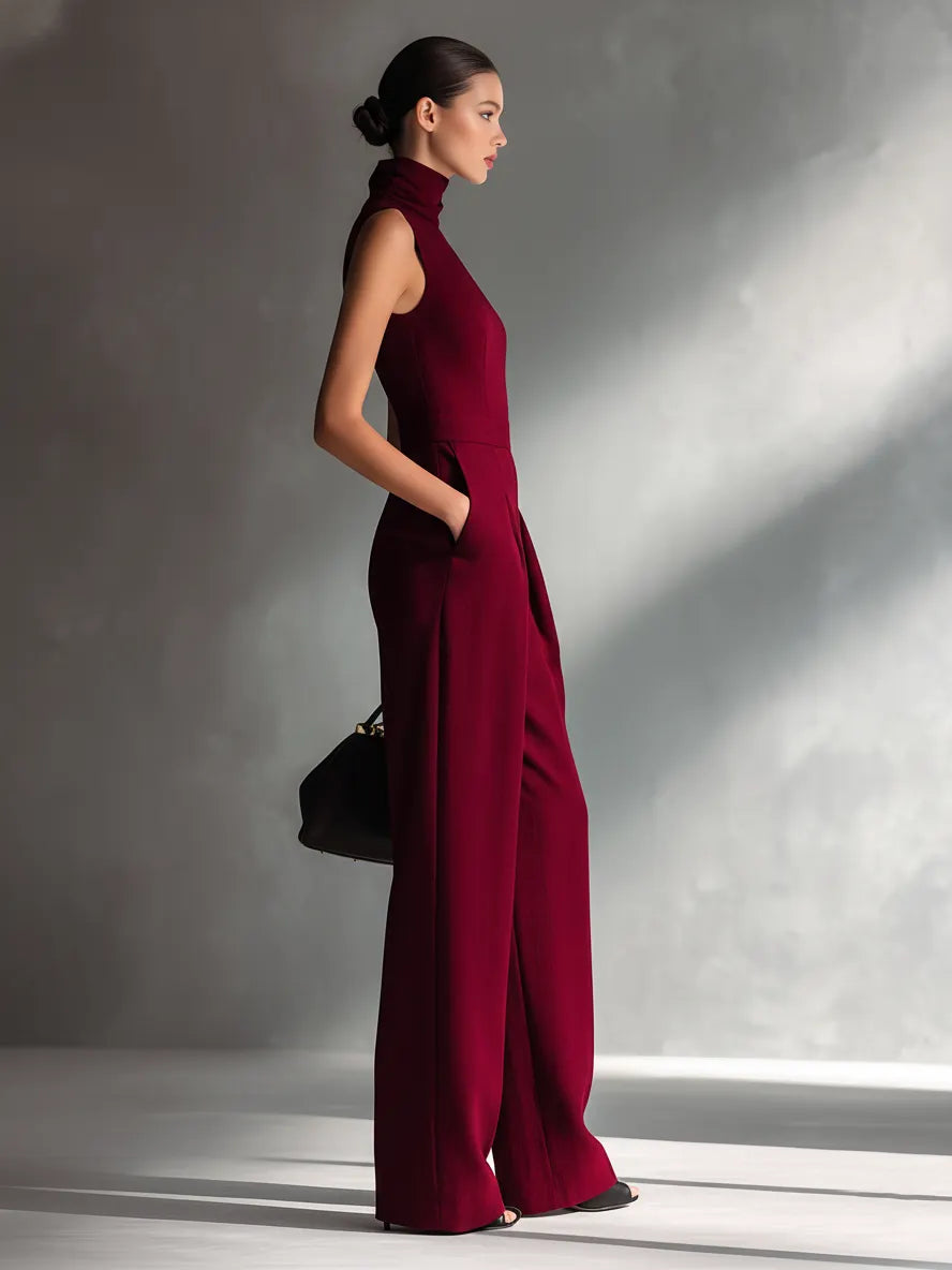 Chic Jumpsuit in linen, Premium Look