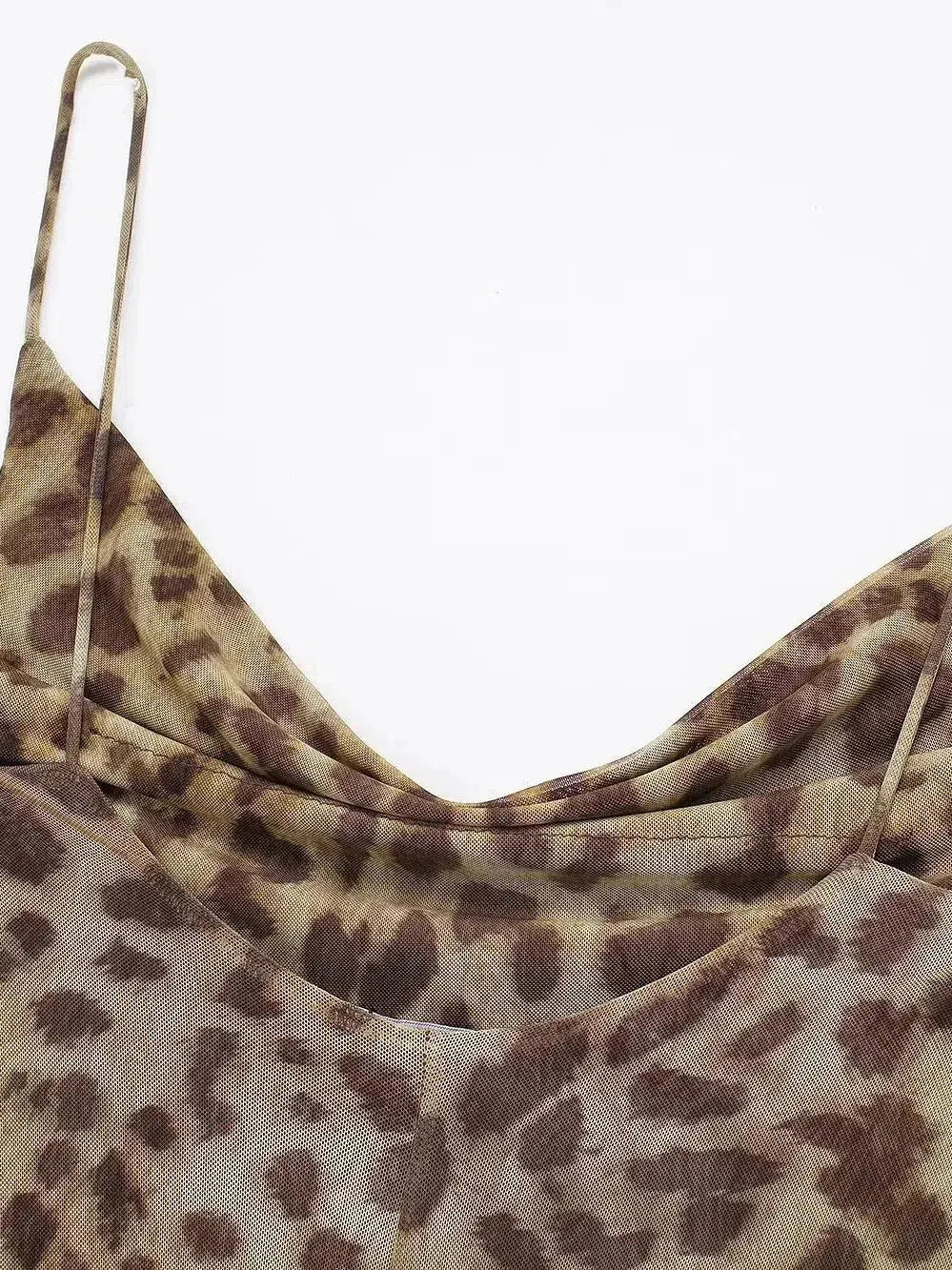 Animal Cowl Maxi Dress