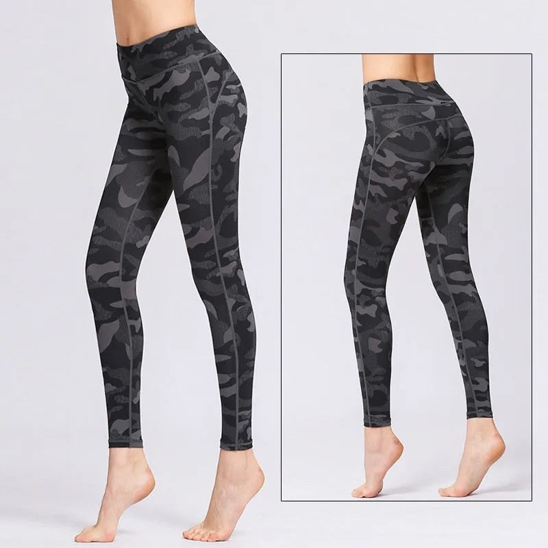 KittenAlarm - Mojoyce Cloud Hide Women Home Yoga Pants Fitness Gym Exercise Sports Leggings High Waist Sexy Long Print T