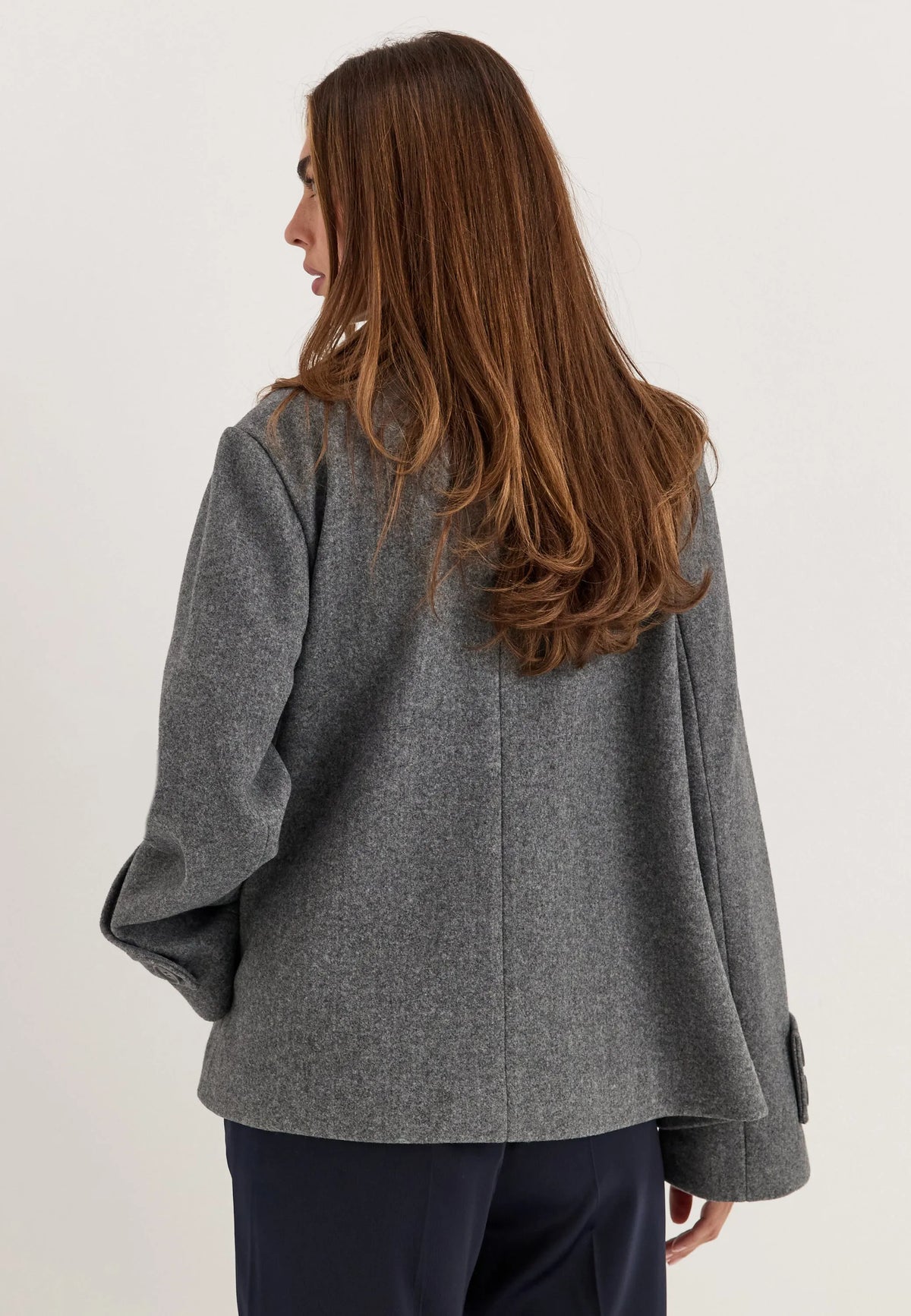 High Neck Short Coat