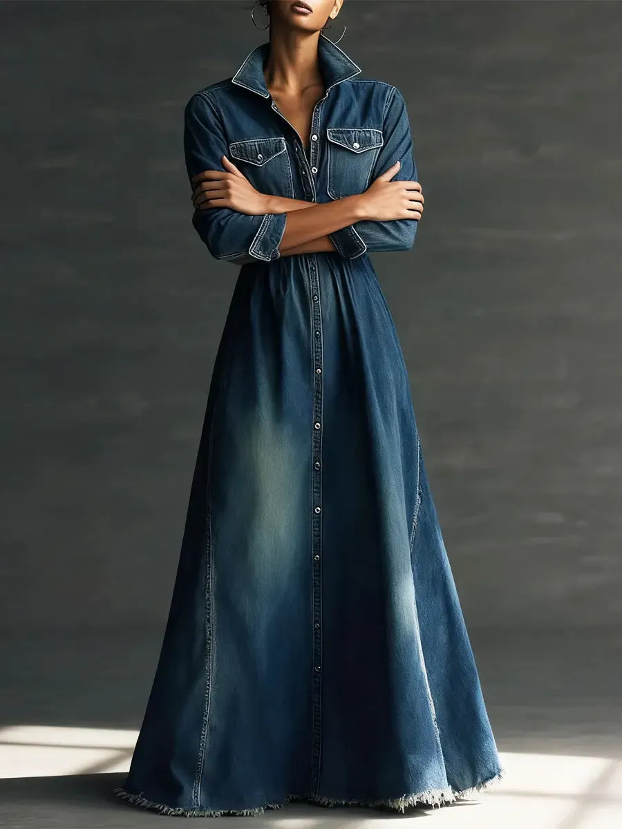Midi Dress That Flatters – Chic & denim