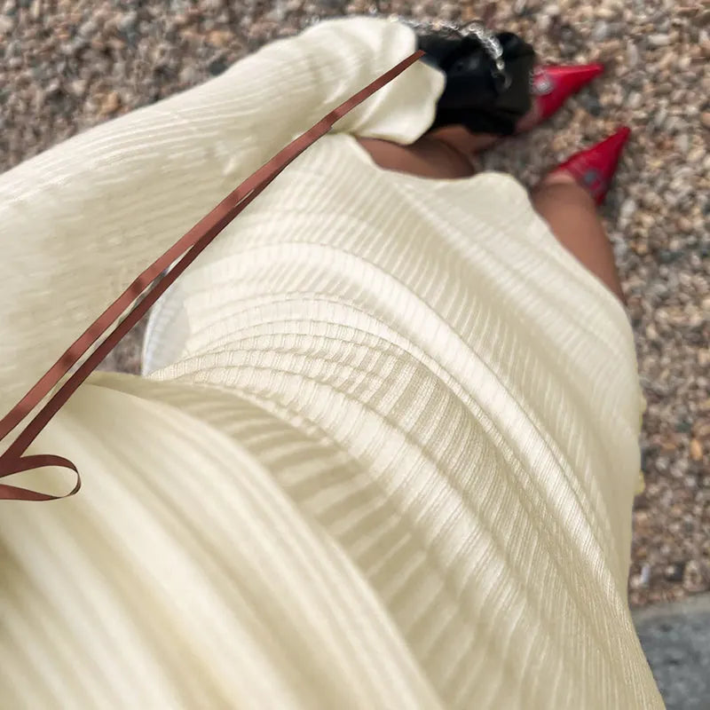Off Shoulder Ribbed Mini Dress