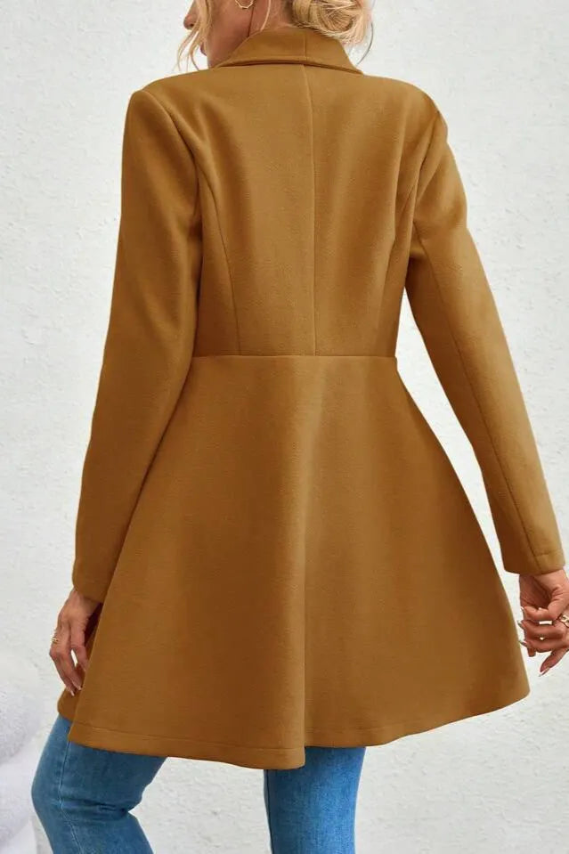 Belted Wool Long Coat