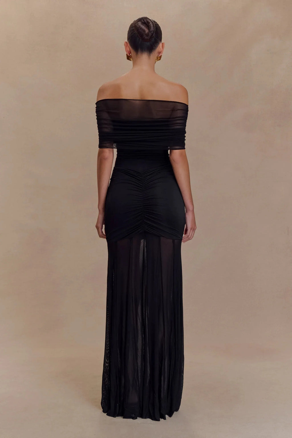 Noir Goddess Maxi Dress