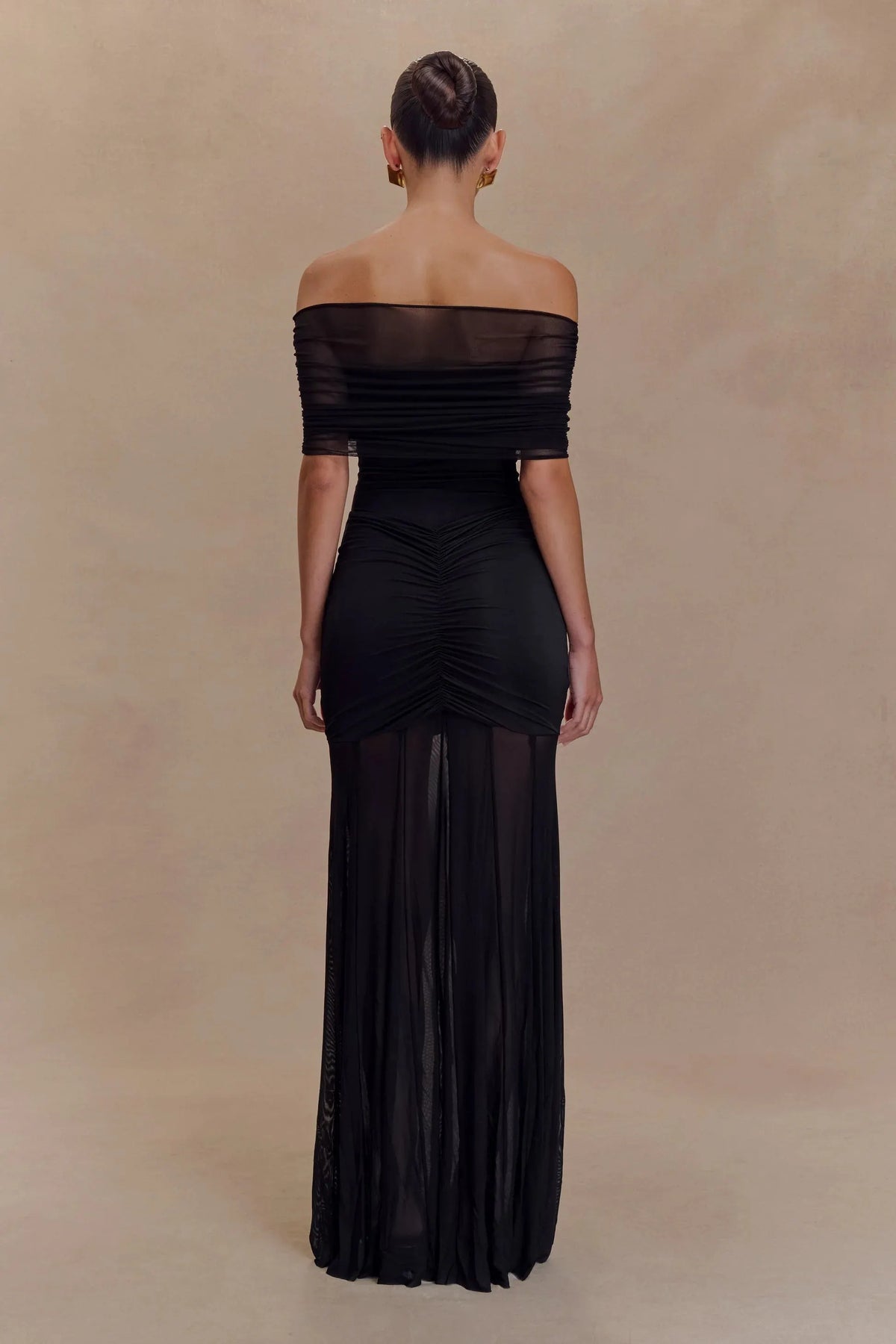 Noir Goddess Maxi Dress