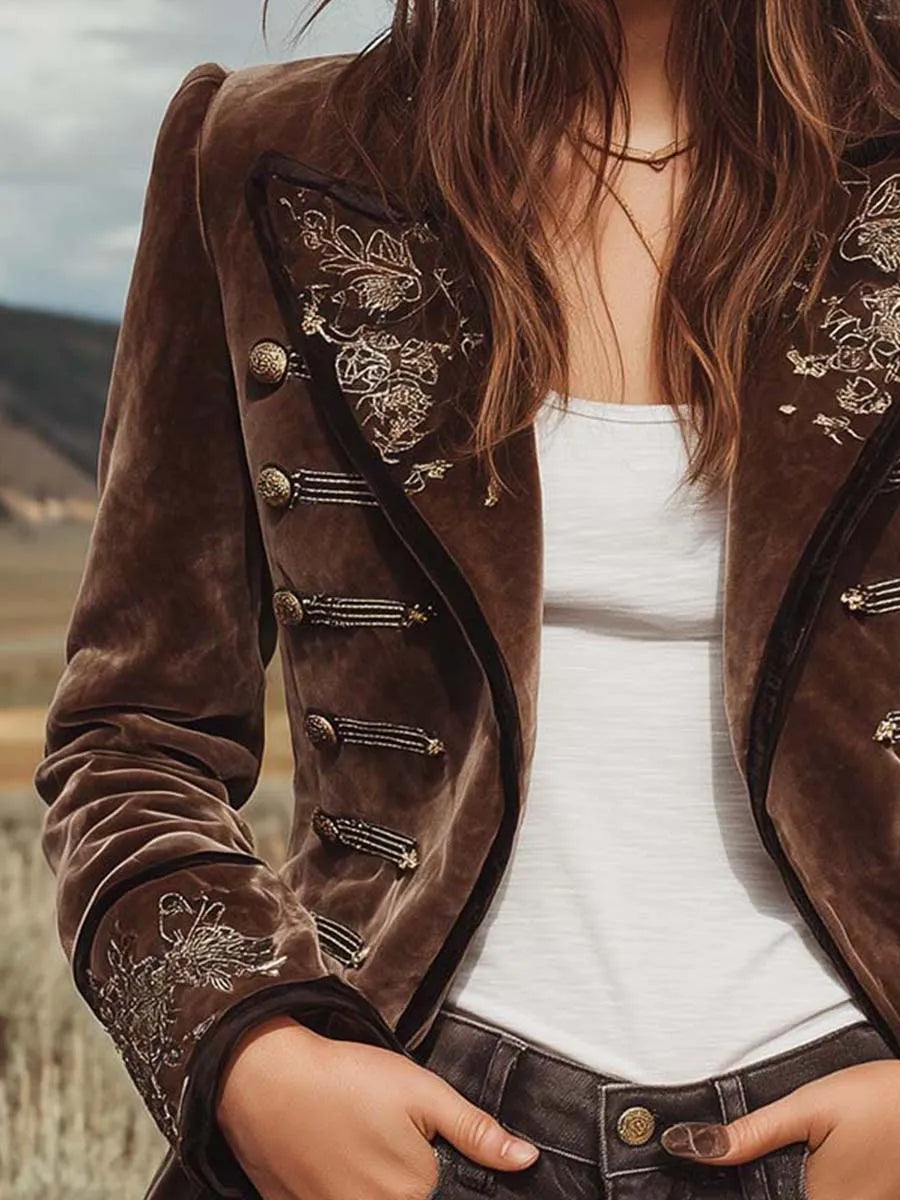 Jacket with velvet – Premium Look