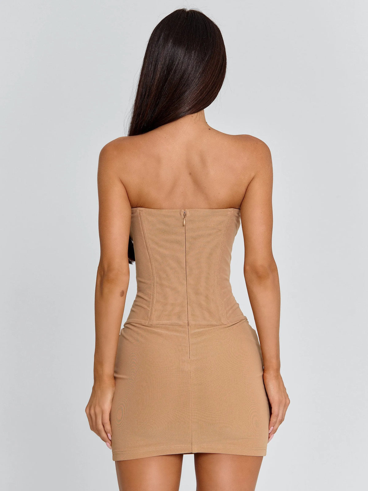 Liliana Tan Mini Dress