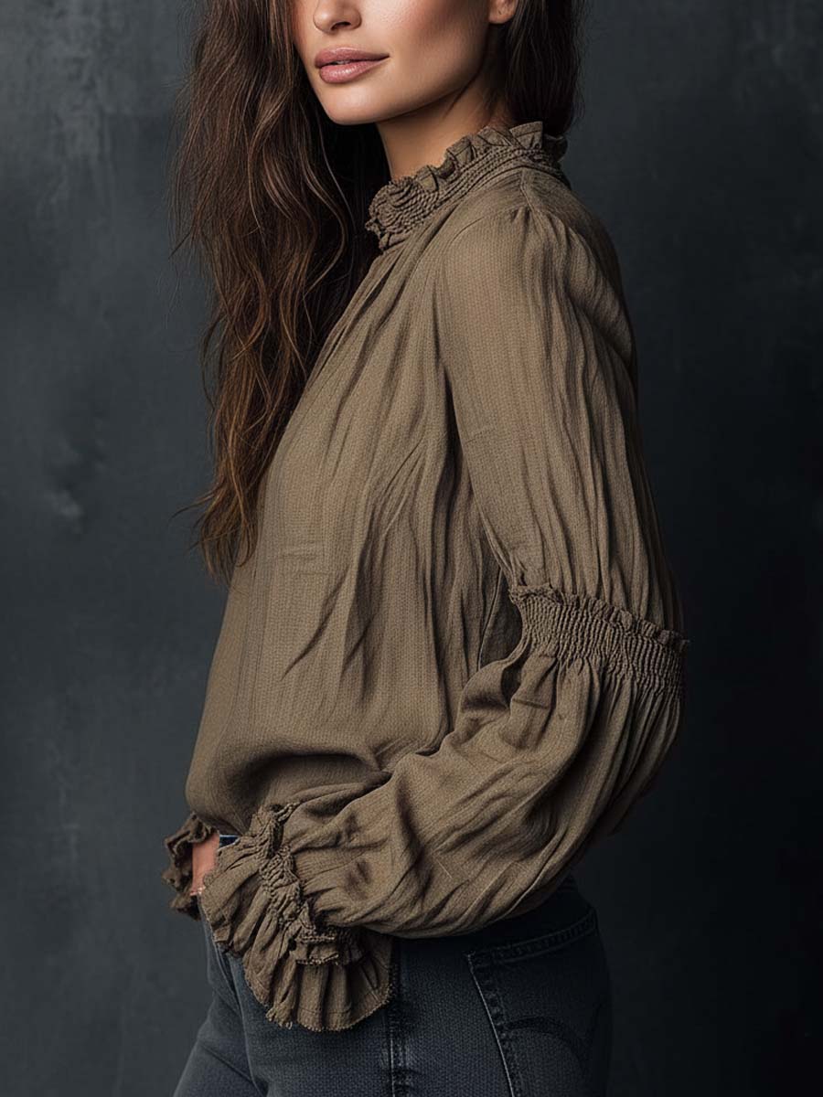 Boho Blouse in soft, Unbeatable Price