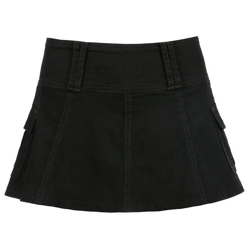 KittenAlarm - Maeve Solid Mini Skirt