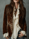 Retro Blazer in velvet, Affordable Luxury