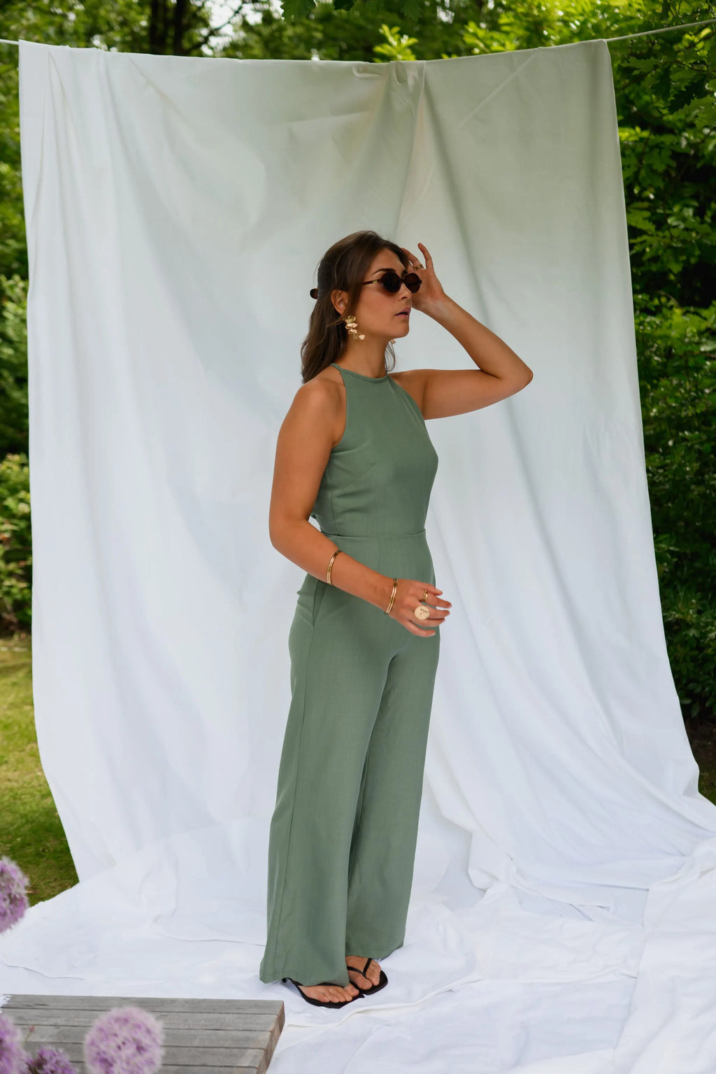 Khaki City Jumpsuit