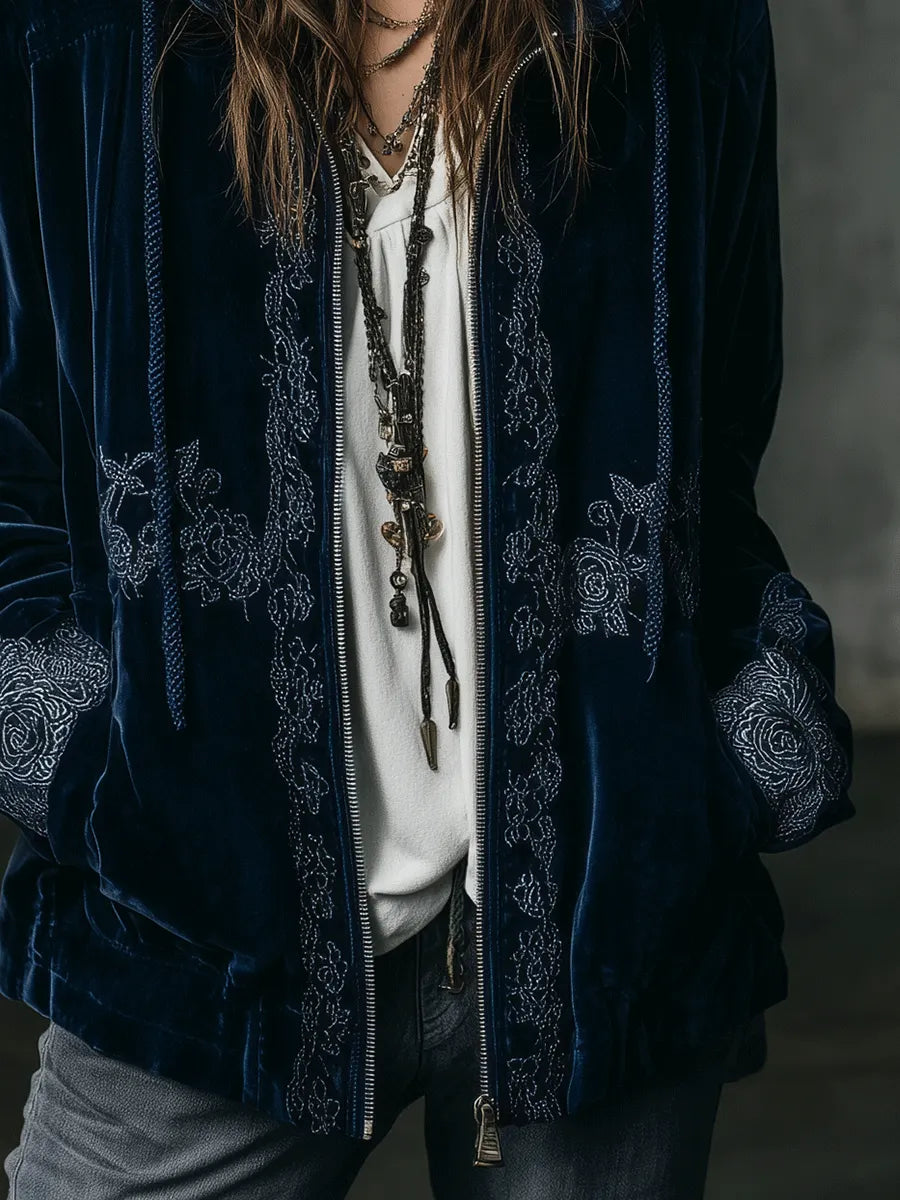 Jacket That Flatters – Boho & velvet
