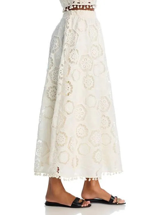 Square Crochet Tank Top & Maxi Skirt