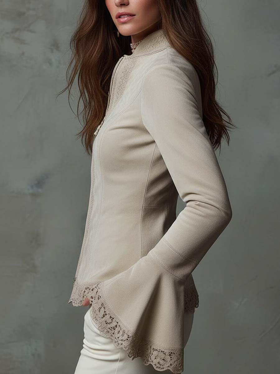 Jacket with lace – Designer Aesthetic