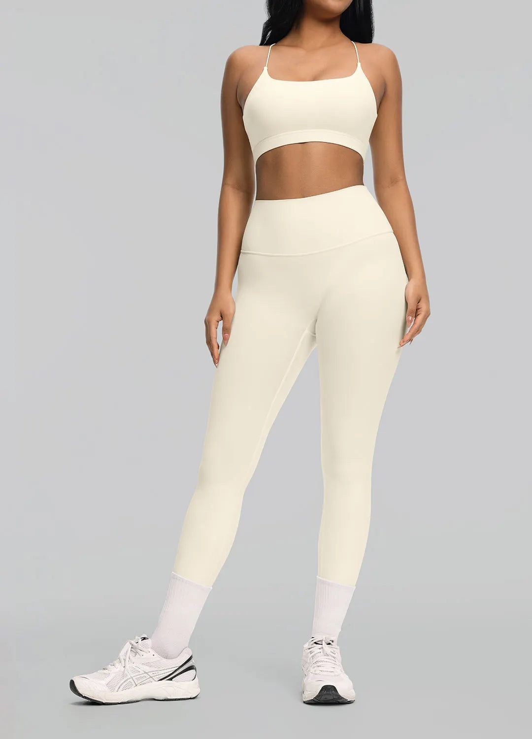 Flattering High-Waisted ⅞ Leggings for a Sculpted, Comfortable Fit