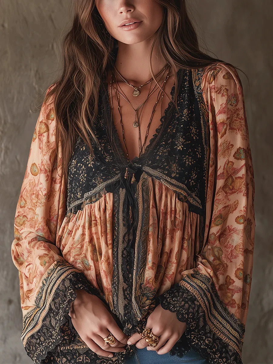 Blouse That Flatters – Bohemian & lace