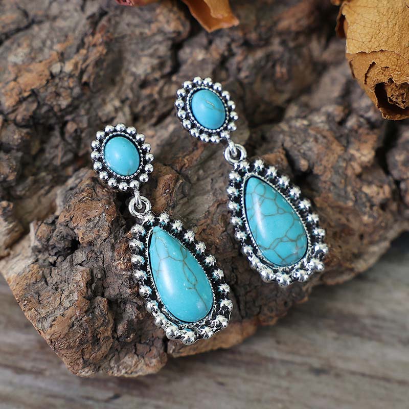 Women's Vintage Boho Turquoise Earrings